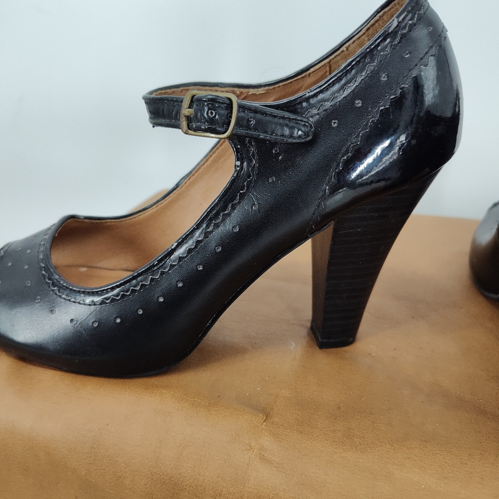 Mossimo Supply Co. Black Mary Jane Heels Size 9.5 - Picture 10 of 13